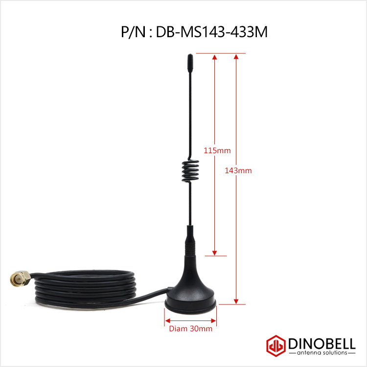 433mhz antenna magnetic base