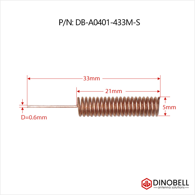 433mhz coil loaded antenna